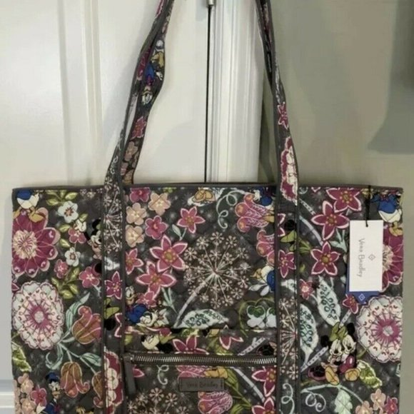Vera Bradley Disney Parks Mickey and Friends large Vera Tote - Picture 1 of 5